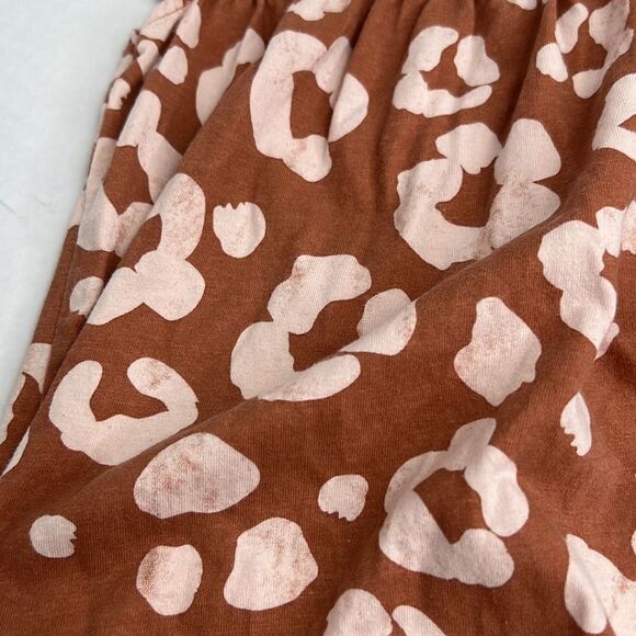 Carter’s Child of Mine brown and cream animal print romper EUC size 24 months - Picture 6 of 11